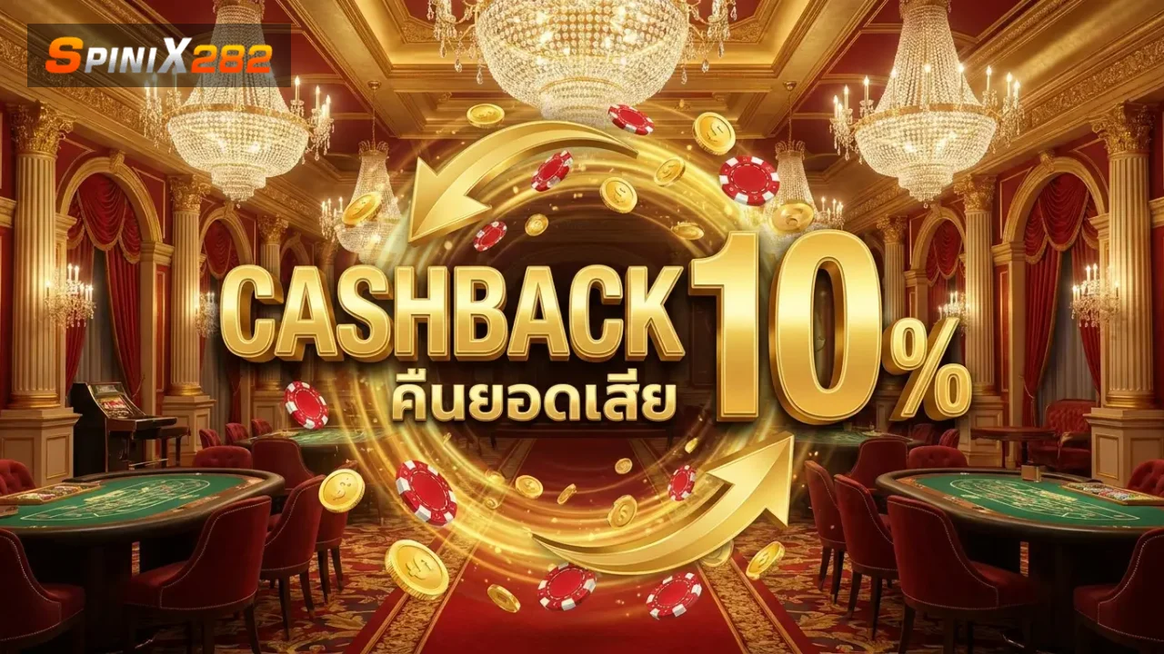 โปรคืนยอดเสียรายสัปดาห์ spinix282 รับทุกจันทร์